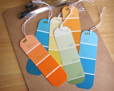 \"paint-chip-bookmarks\"